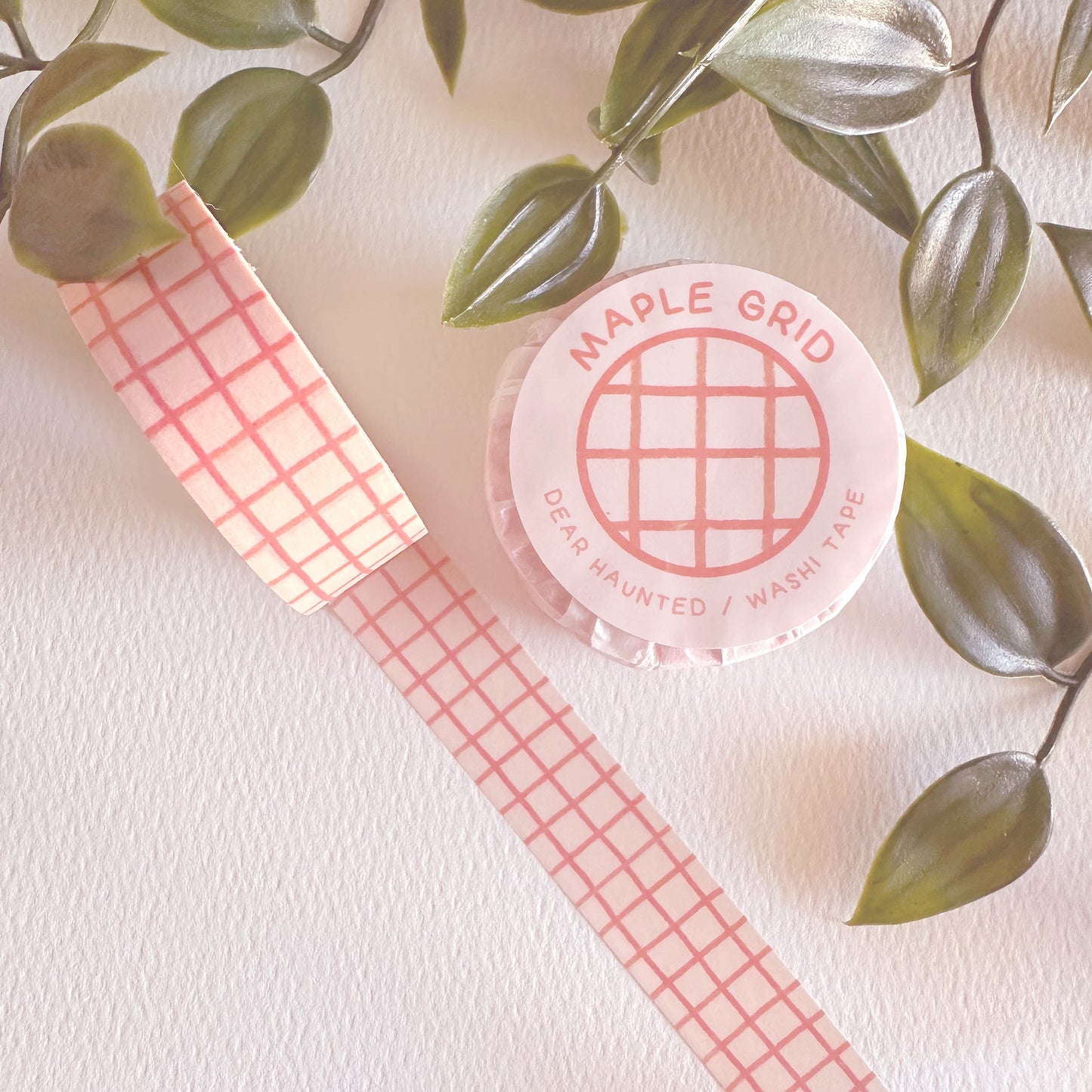 Maple Grid Washi Tape
