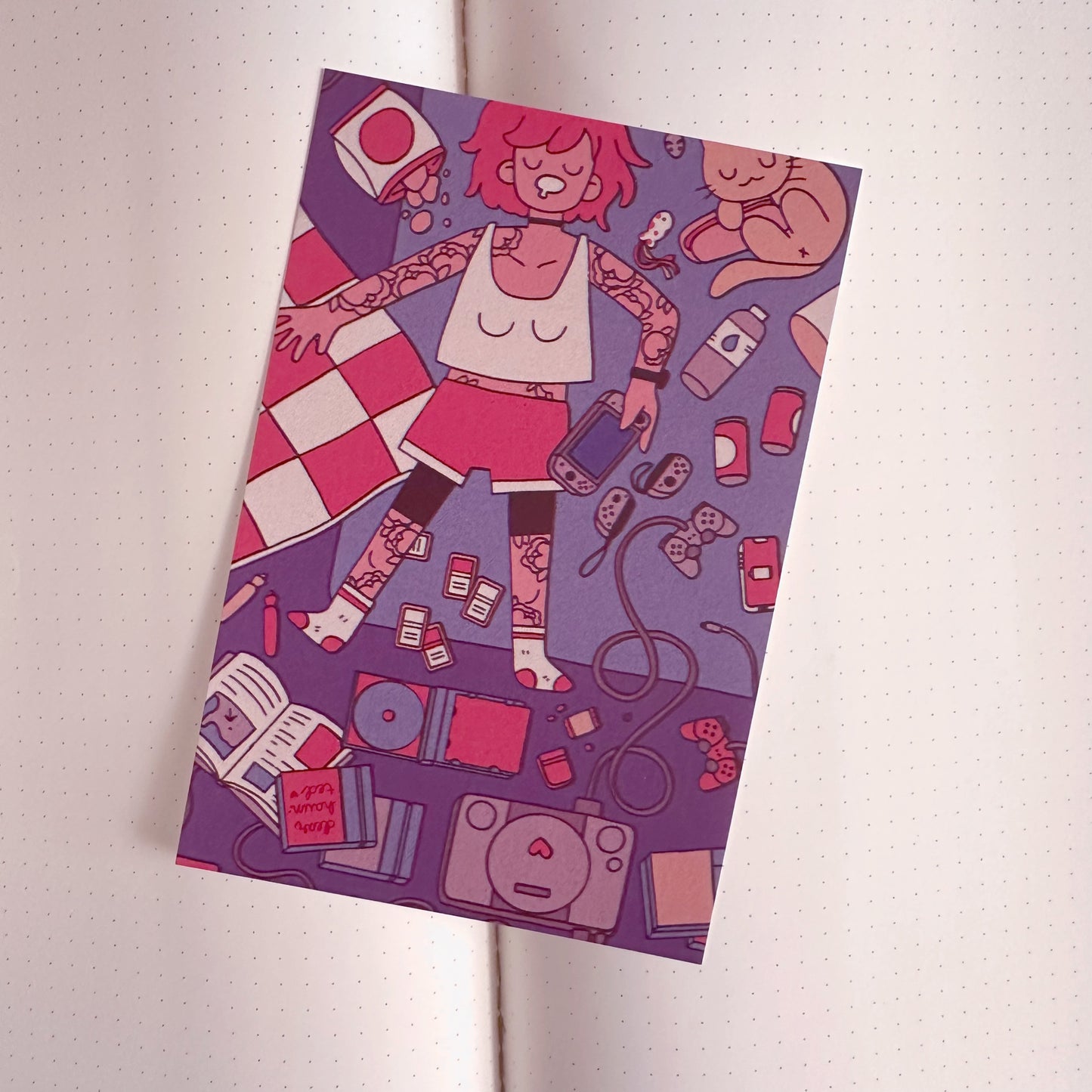 Scattered Gamer Art Print