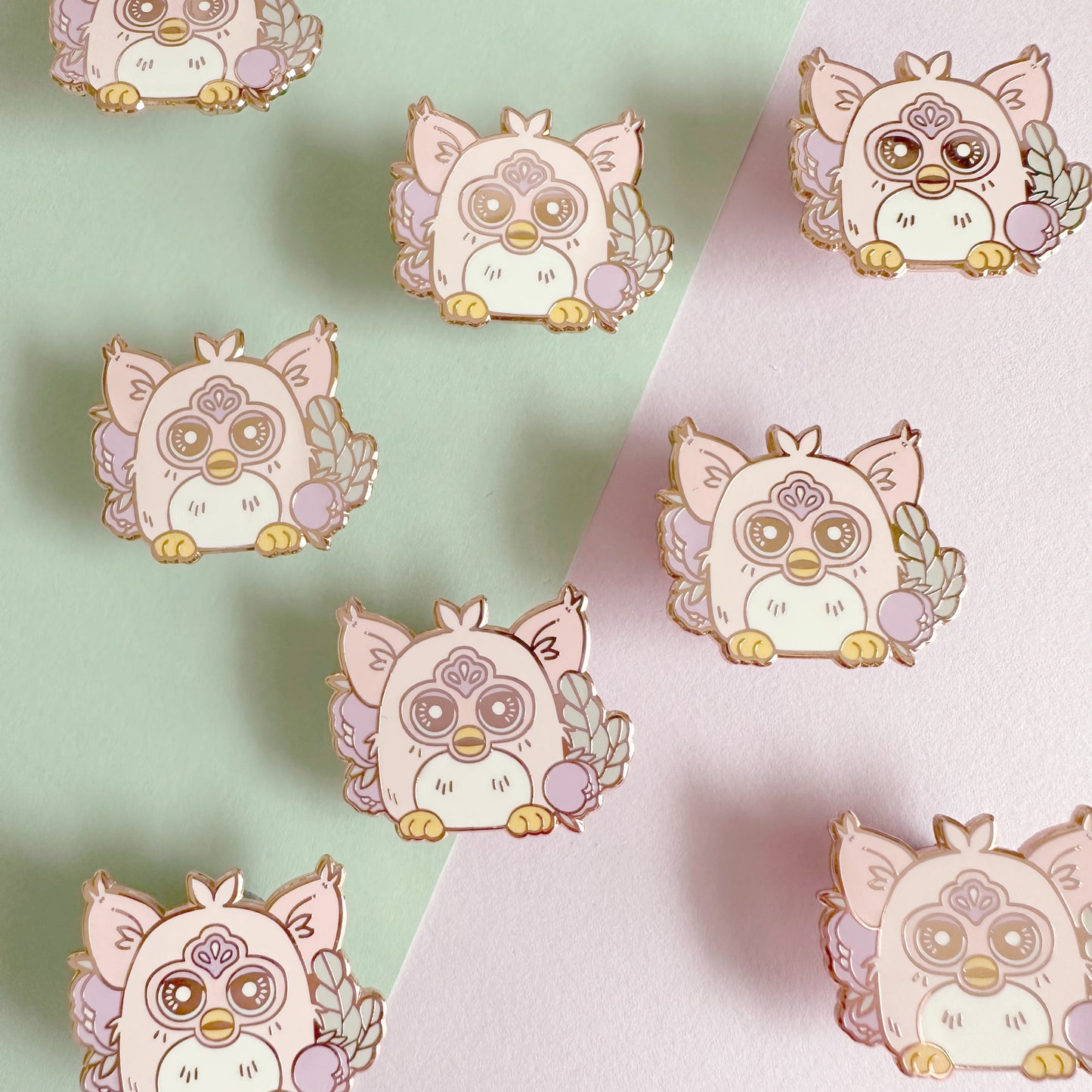 Furby Enamel Pin