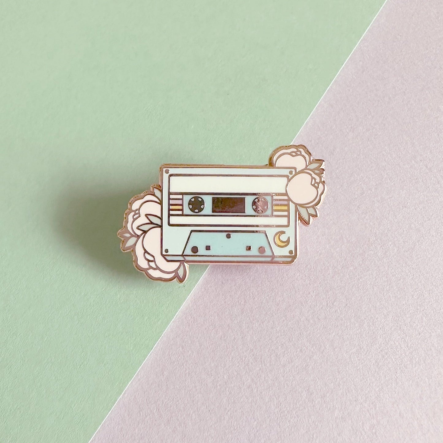 Cassette Enamel Pin