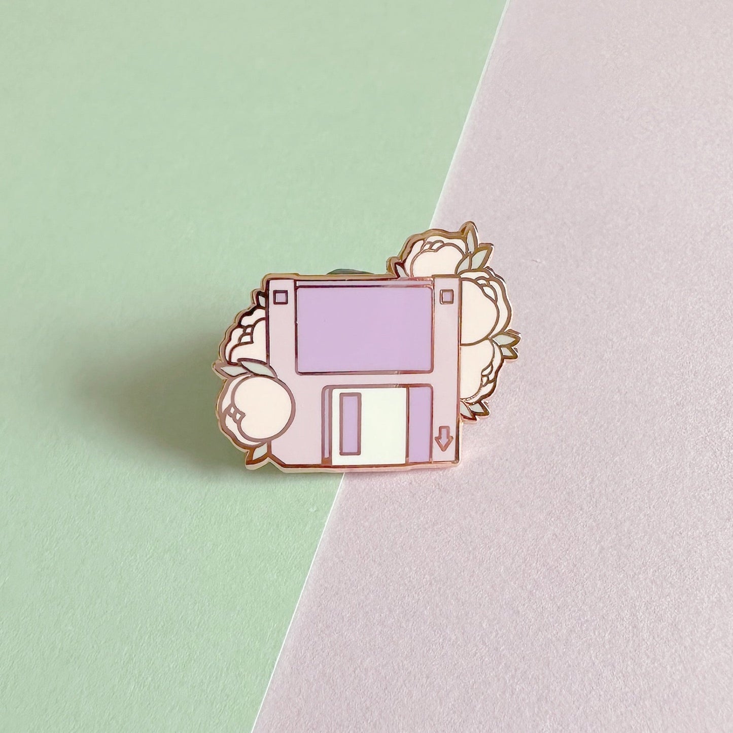 Floppy Disk Enamel Pin