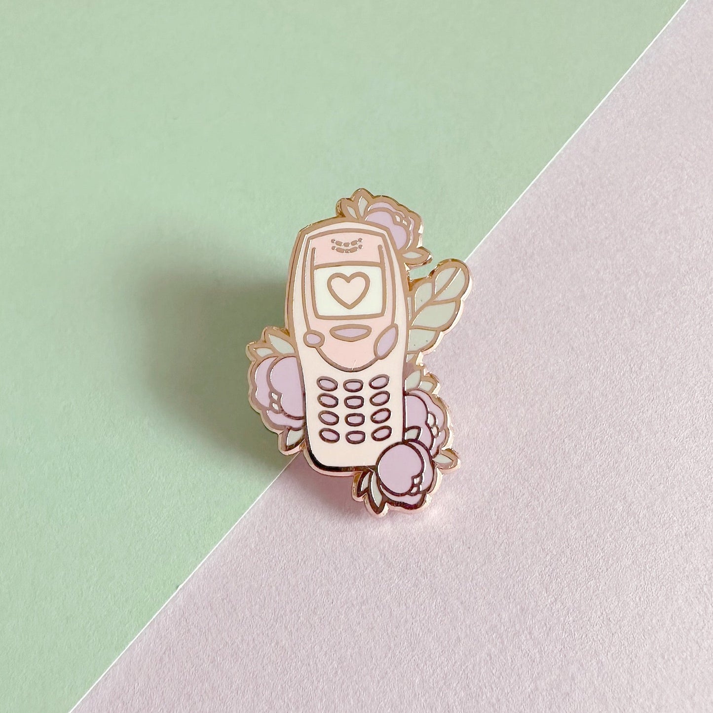 Retro Cell Phone Enamel Pin