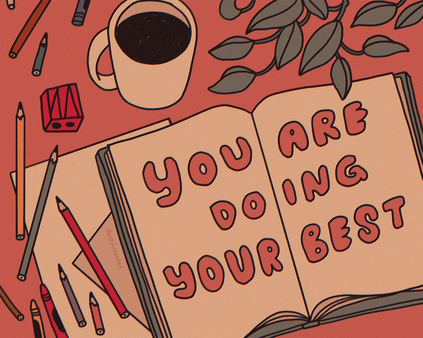 Doing Your Best Art Print