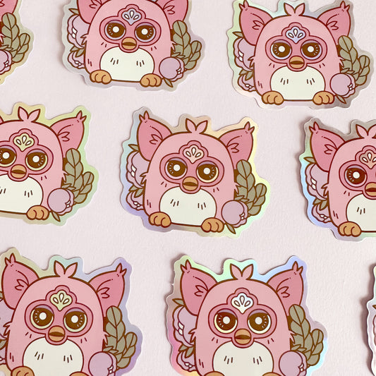 Holographic Furby: Sticker